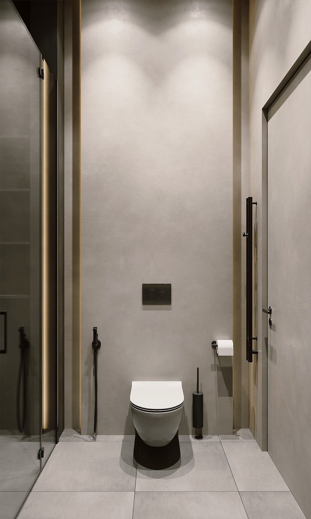 Widok z sypialni Nowoczesna master sypialnia 2026 z panoramicznymi oknami i pięknym widokiem.