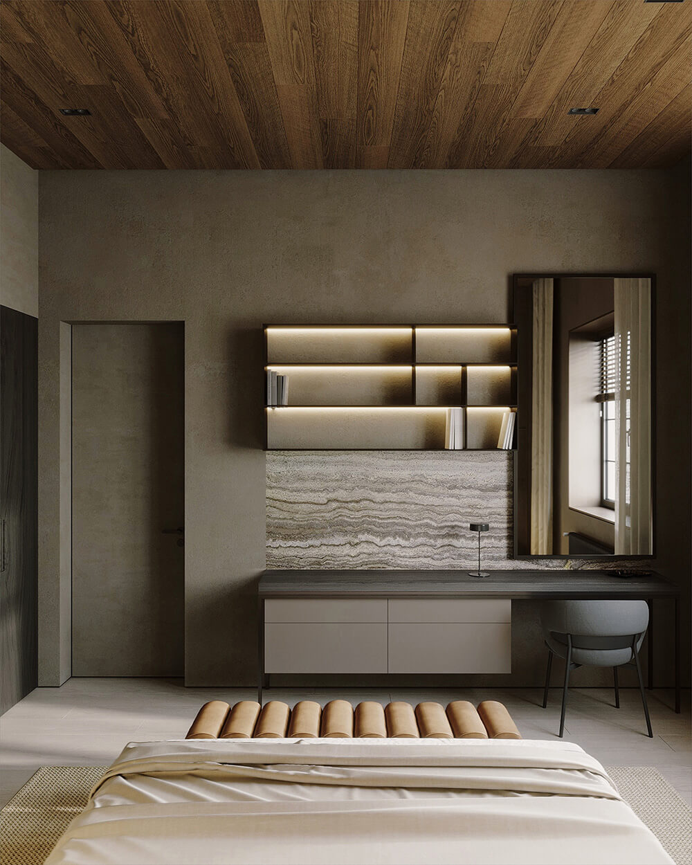 Luksusowa master sypialnia Master sypialnia z prywatną łazienką dla komfortu i relaksu 2026.