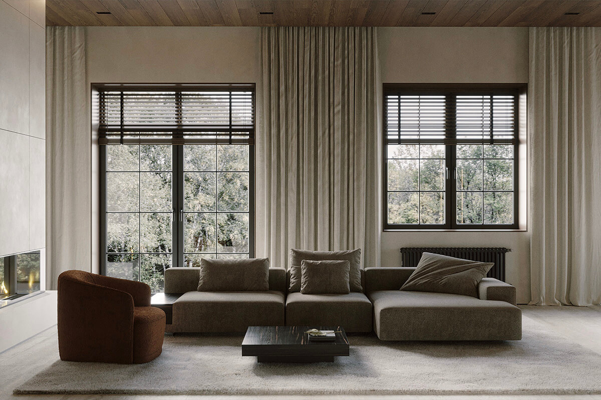 Drewniany sufit w aranżacji wnętrza: ciepło i naturalny urok drewna