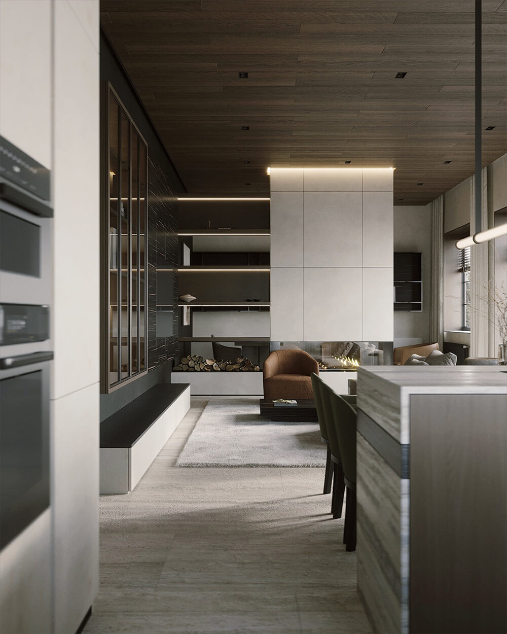 Elegancki drewniany sufit w salonie: inspiracje i praktyczne porady na 2026