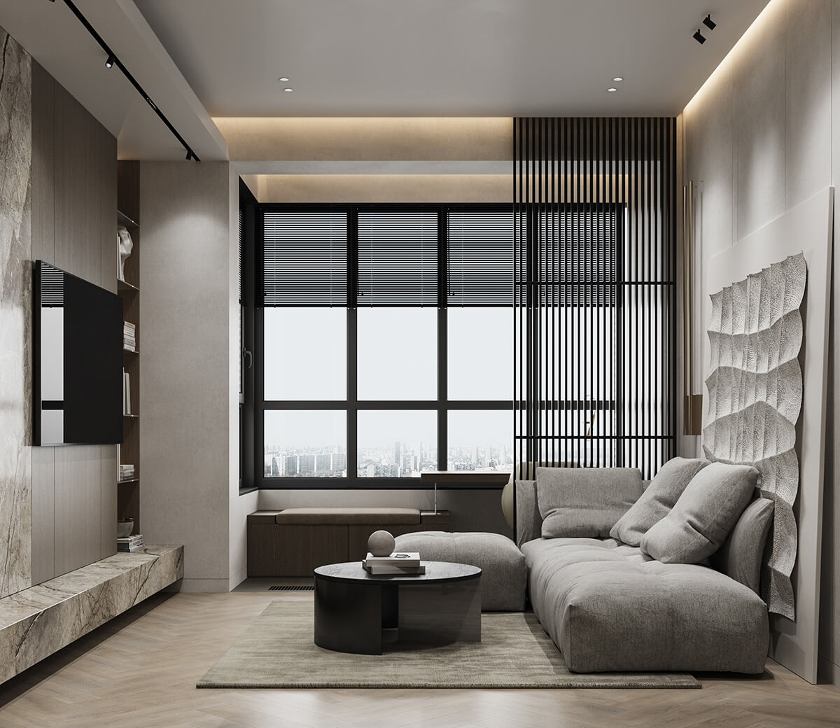 Aranżacja wnętrz 2026: Kolor i światło wydzielają strefy w funkcjonalnym wnętrzu