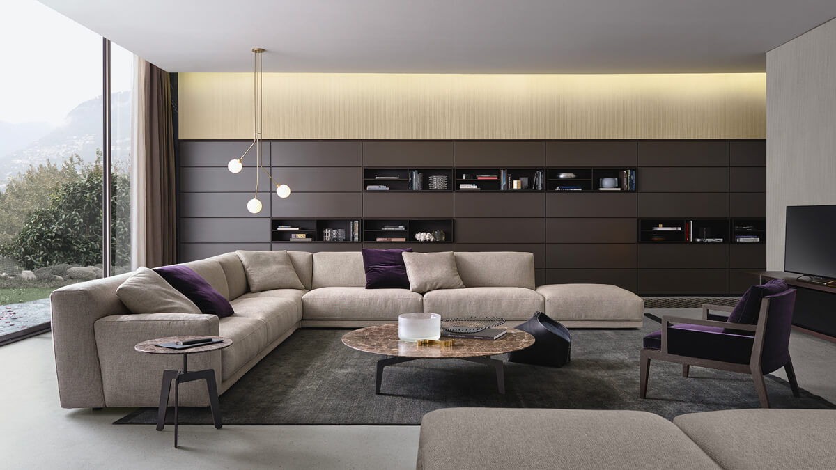 Salon: Ergonomia i Styl Nowoczesny wystrój salonu w stylu minimalistycznym z ergonomicznymi meblami i wielofunkcyjną przestrzenią.