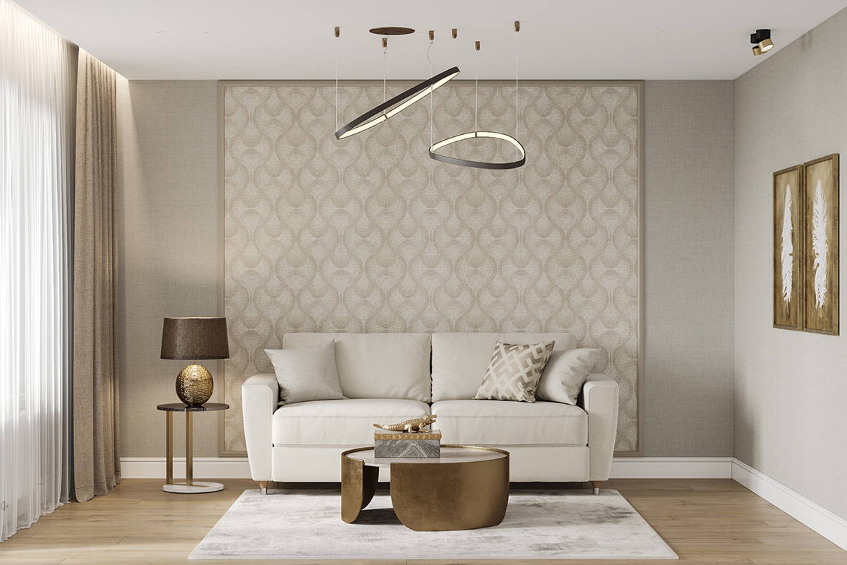 Nowoczesne wnętrze w odcieniach kawy, inspiracja dla stylu skandynawskiego 2026.