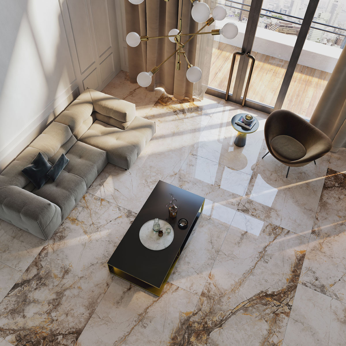 Marmur: Elegancja Wnętrza Elegancki wnętrze z elementami marmuru: inspiracje aranżacyjne na rok 2026 dla domu.