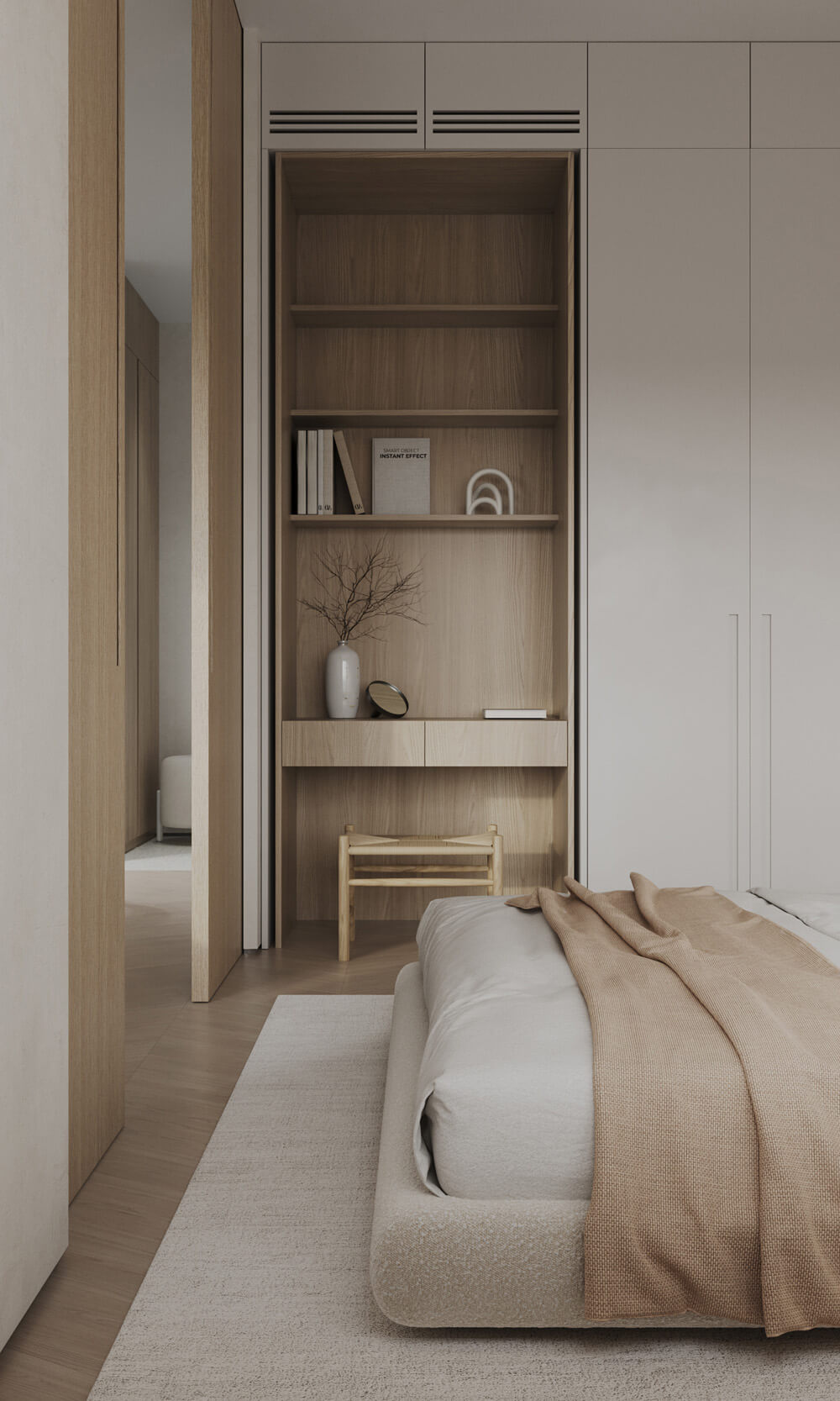 Nowe zasłony i poduszki dekoracyjne – szybka zmiana wystroju kawalerki.