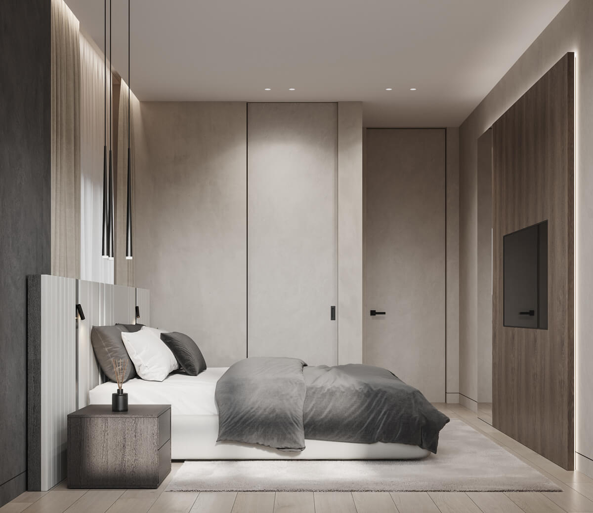 Szerokość łóżka Różne rozmiary łóżek, aby zrozumieć potrzebną przestrzeń dla jednej lub dwóch osób.