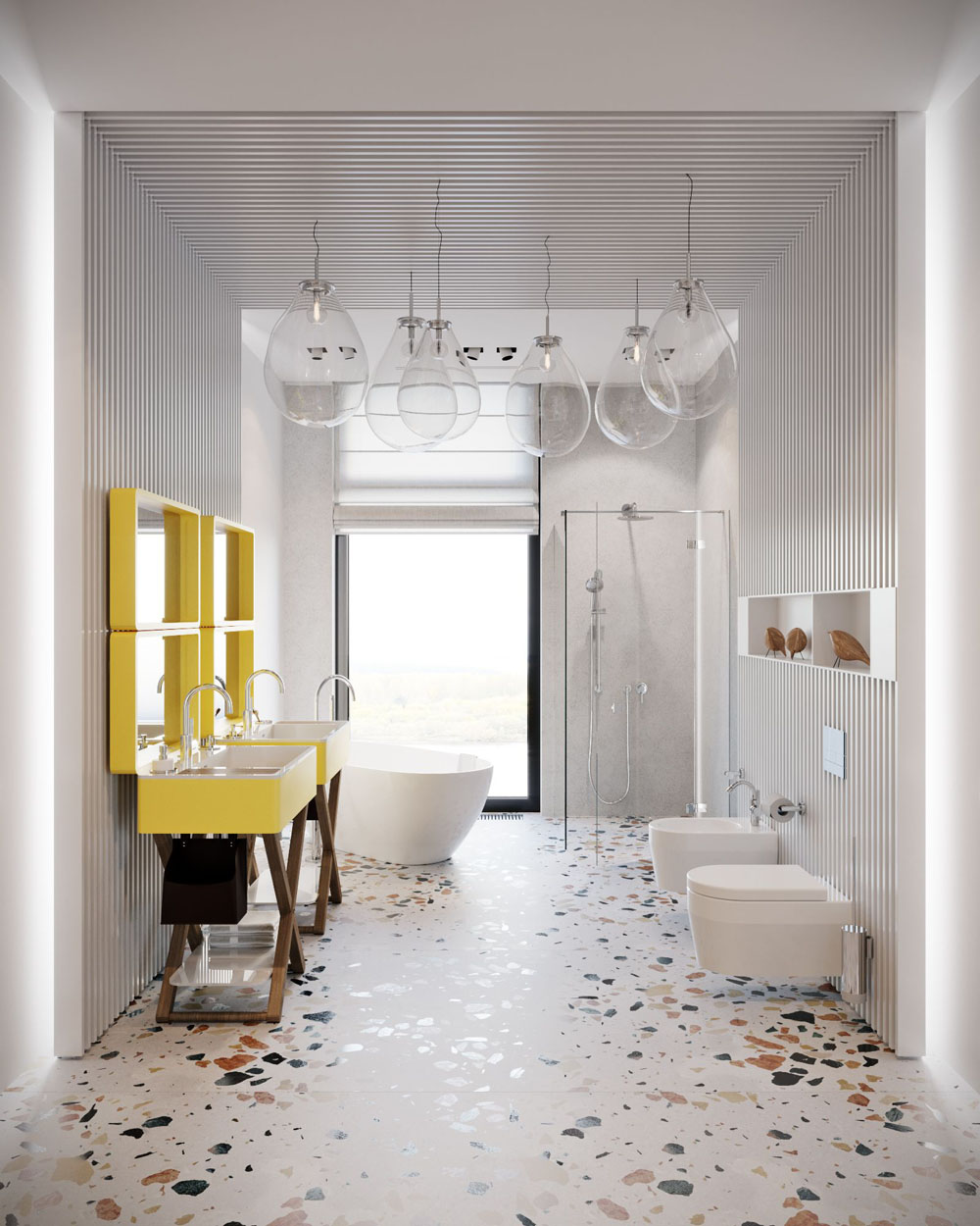 Różne rozmiary płytek w łazience 2026: unikalny design i nowoczesne aranżacje.