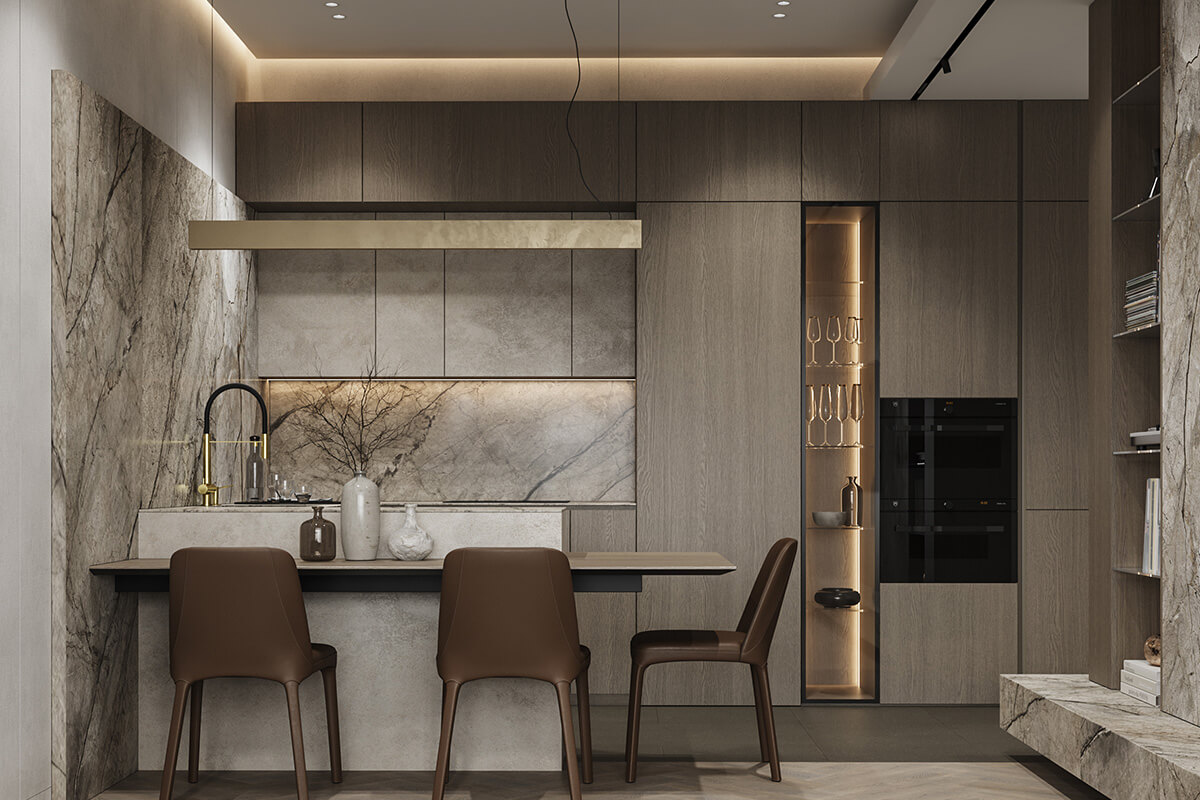 Nowoczesne wnętrze z ceramicznymi płytkami: stylowy wystrój i najnowsze trendy w 2026.