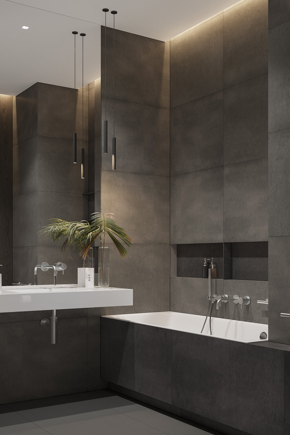 Minimalizm i Prostota Proste i funkcjonalne męskie wnętrze z minimalną ilością dekoracji i ozdobników.