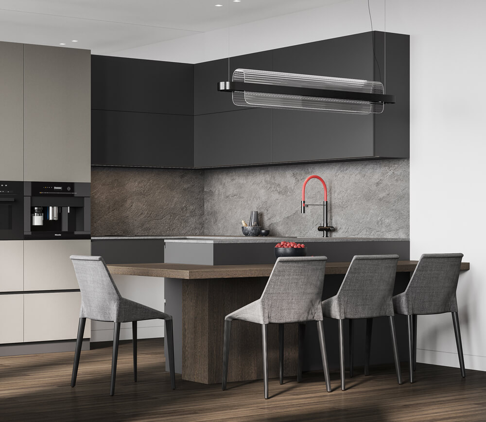 Minimalizm w sypialni Minimalistyczna męska sypialnia z akcentem na tekstylia i stonowane kolory.