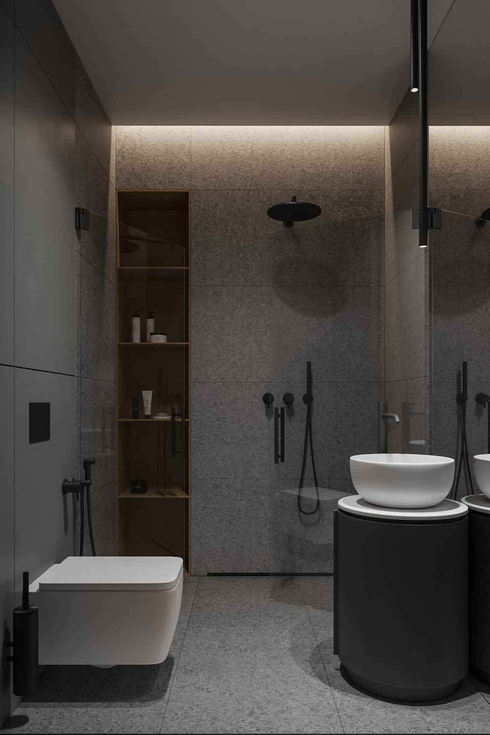 Hobby i Pasje Męskie wnętrze z akcentem na osobiste hobby i zainteresowania właściciela mieszkania.