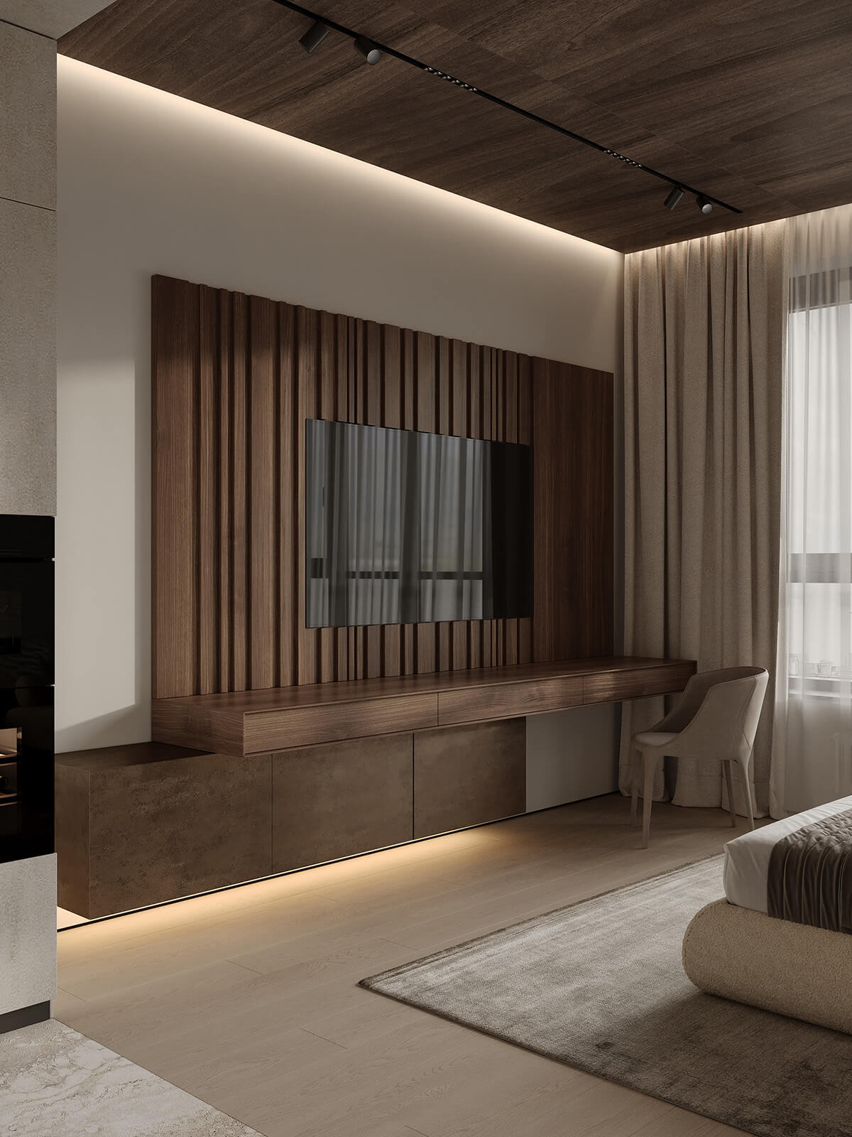 Jasny stół i krzesła dębowe: naturalne kolory dębu w jadalni