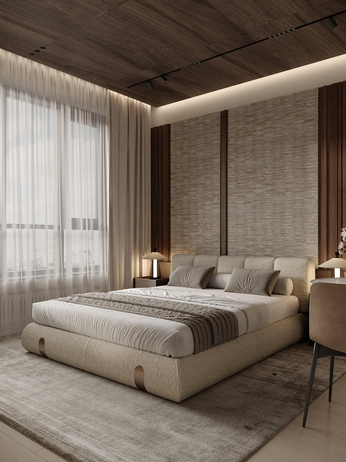 Zbliżenie na teksturę mebli dębowych, ukazujące naturalne piękno drewna i jego odcienie.