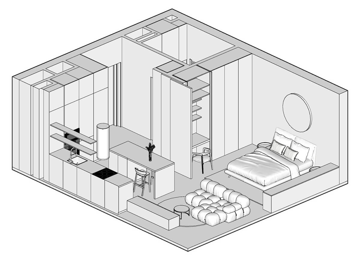 Projekt przebudowy: garderoba na wymiar dla wygodnego przechowywania w 2026 roku.