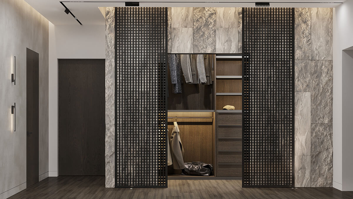 Nowoczesne drzwi przesuwne wewnętrzne w kuchni wizualnie powiększają przestrzeń w 2026 roku.