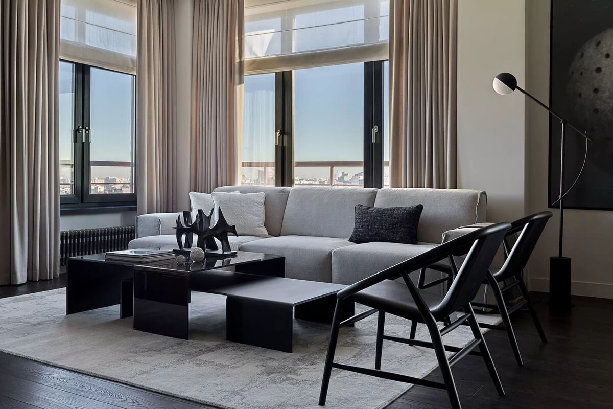 Nowoczesny design dwupokojowego mieszkania: inspiracje i pomysły na aranżację wnętrza.