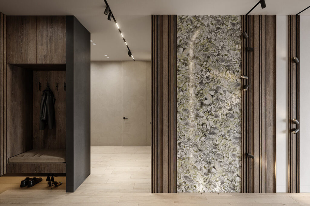 Zielony marmur: Sekret luksusowego wnętrza, nawet w małym mieszkaniu — Zielony marmur