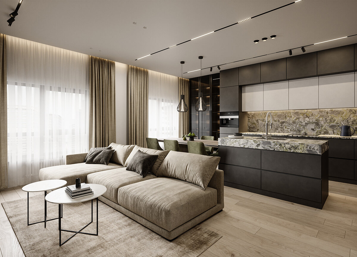 Blat Marmurowy w Łazience Blat z zielonego marmuru w łazience: elegancki design i luksusowe wykończenie.