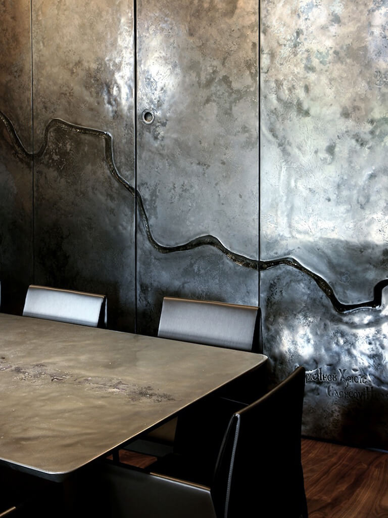 Metaliczna Umywalka Łazienkowa Nowoczesna łazienka z metalową umywalką wykończoną ciekłym metalem, odporność na wilgoć 2026.