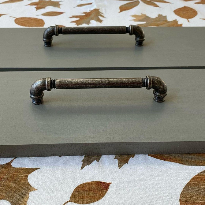 Stylowa lampa z rur hydraulicznych do wnętrza w stylu industrialnym loft