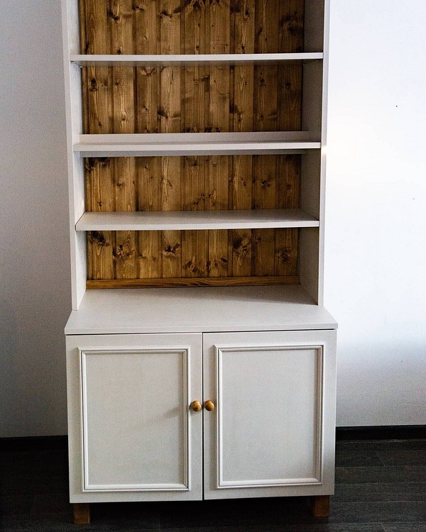 Szafa ombre z decoupage – połączenie technik renowacji, meble do mieszkań.