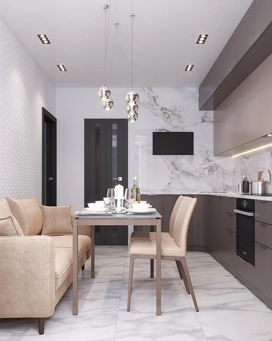 Minimalistyczny salon z beżową sofą – prostota i naturalne materiały.