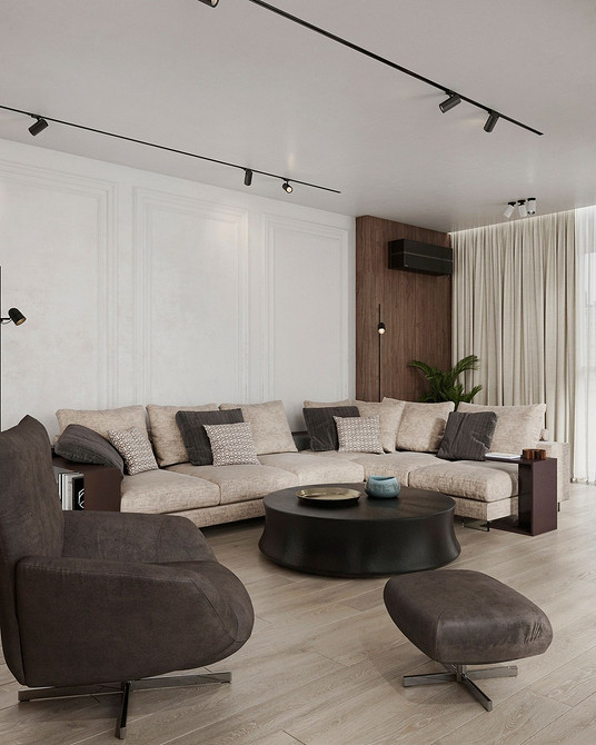 Miękka beżowa sofa z welurową tapicerką: komfort i przytulność w salonie 2026