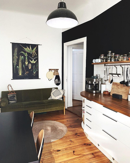 Designerska kanapa kuchenna Stylowa kanapa do kuchni. Projekt kanapy, który idealnie pasuje do nowoczesnej kuchni.