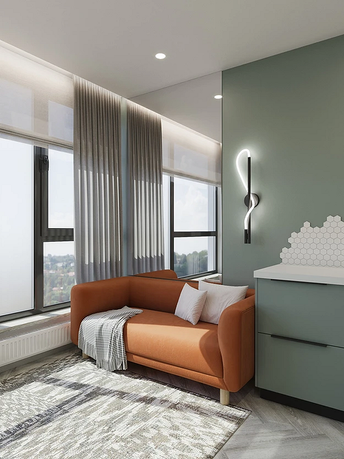 Inspiracja wnętrz Aranżacja wnętrza kuchni z wygodną i stylową kanapą – inspiracje 2026