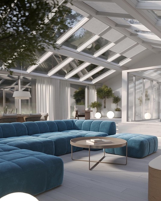 Styl i Funkcjonalność Stylowa sofa w salonie łącząca nowoczesny design i funkcjonalność w 2026 roku.