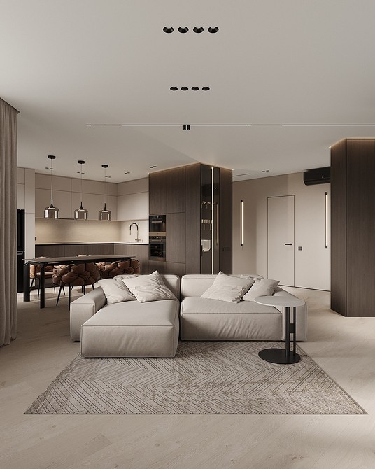 Narożny sofę w salonie Elegancki narożny sofę w salonie 2025, nowoczesny design i komfort