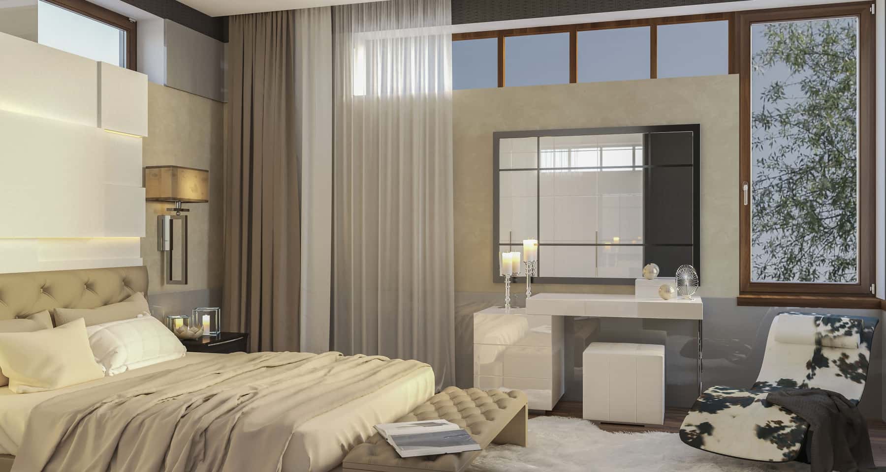 Relaks z Widokiem Design łazienki z oknami panoramicznymi zapewniającymi relaksujący widok w 2026.