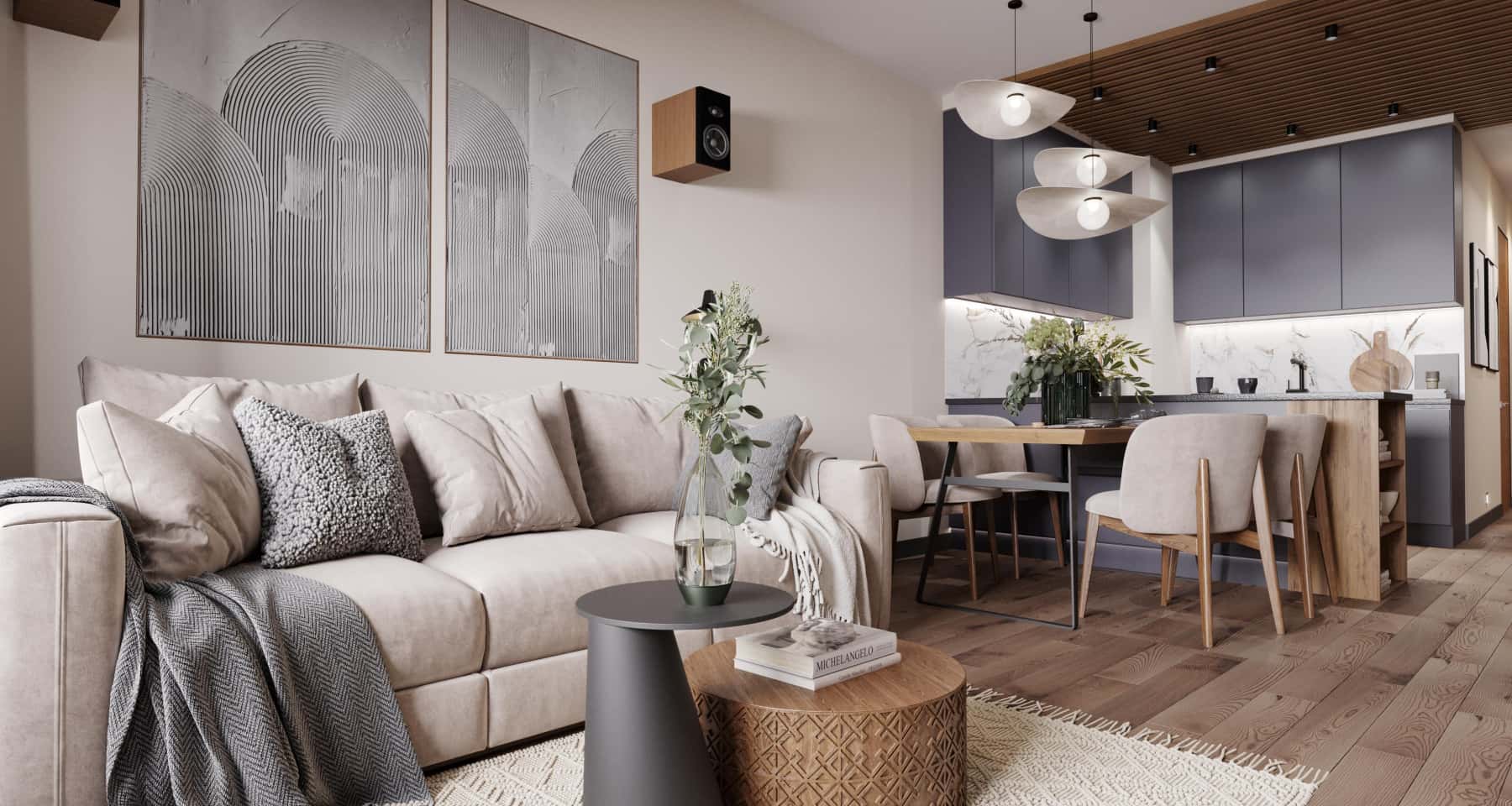 Loft i minimalizm mix Loft i minimalizm 2026: Umiejętne połączenie stylów w aranżacji wnętrza.