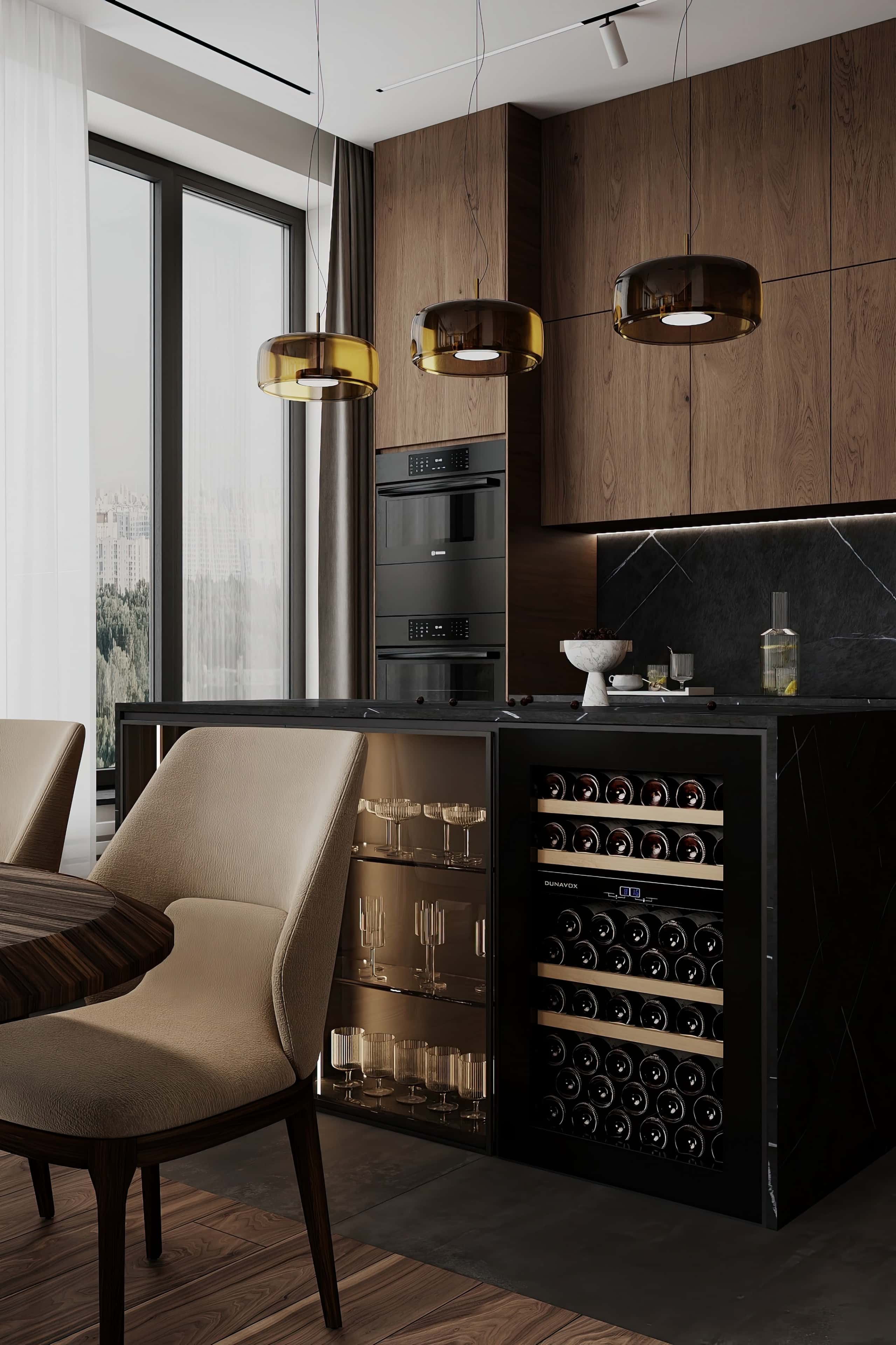 Małe jest piękne Aranżacja wnętrza 2026: Minimalistyczny design z elementami loftu w małym mieszkaniu.