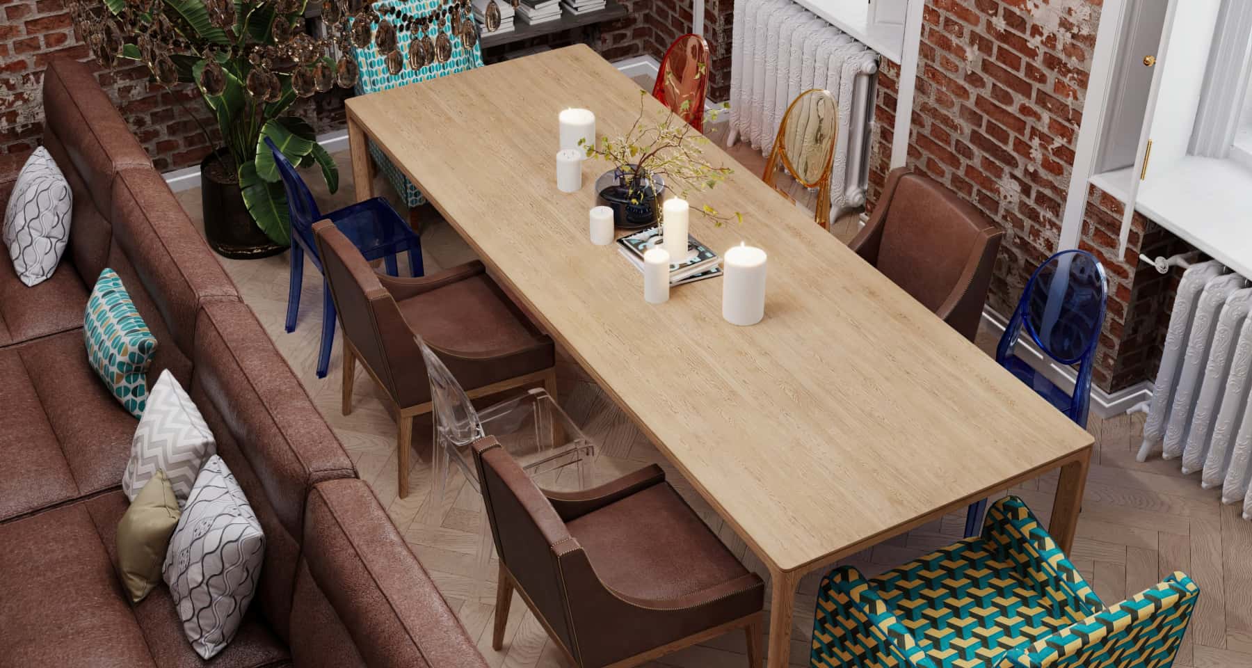 Loft z naturą Projekt wnętrza 2026: Loft i minimalizm z wykorzystaniem naturalnych materiałów.