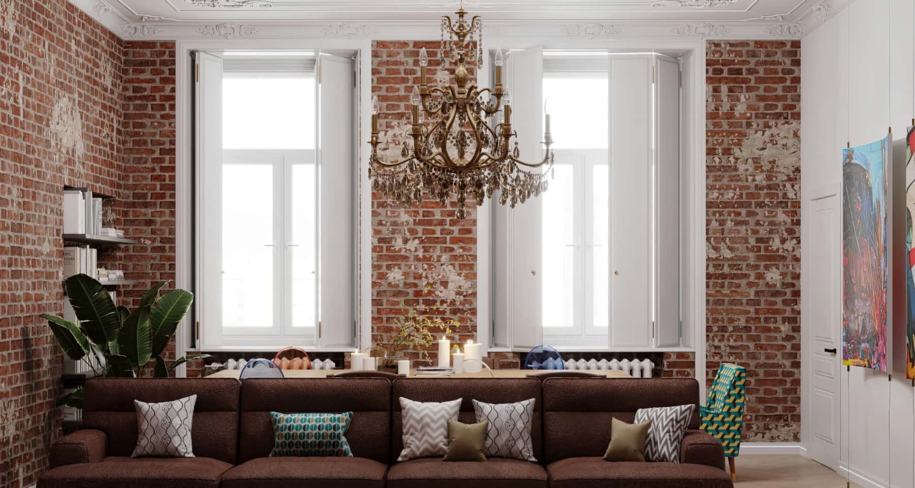 Styl loft w domu Aranżacja wnętrza w stylu loft 2026: Elementy industrialne i minimalizm.