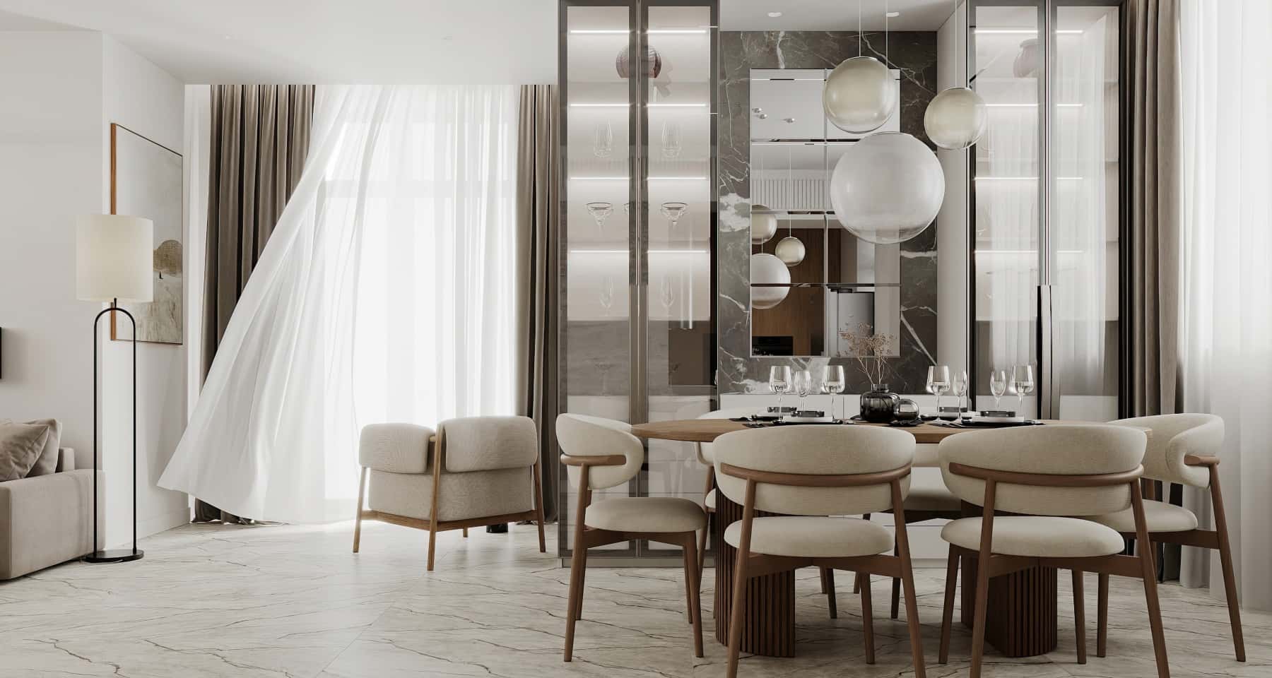 Projektowanie wnętrz 2026: Stylowe wnętrze domu z wykorzystaniem naturalnych materiałów i prostych form.