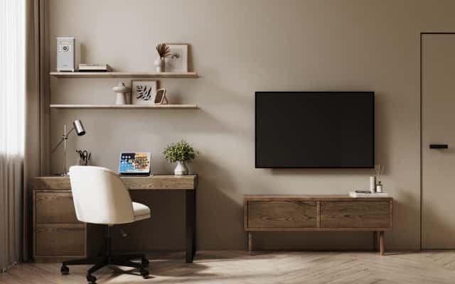 Przytulne wnętrze trzypokojowego mieszkania: Nowoczesny styl z uwzględnieniem potrzeb rodziny.