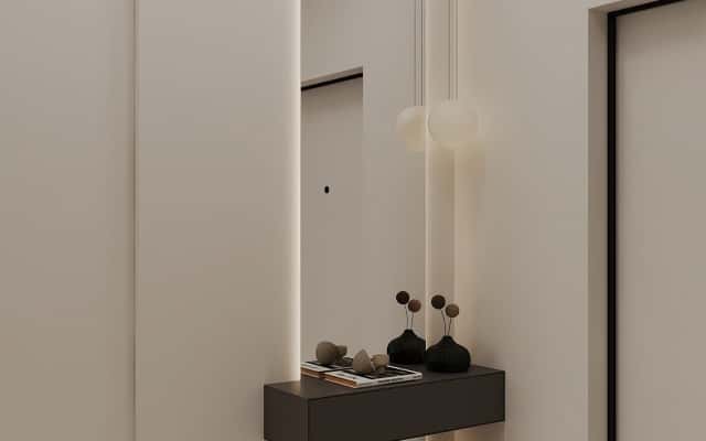 Dziecięcy funkcjonalizm Pokój dziecięcy w trzypokojowym mieszkaniu, z funkcjonalnymi meblami i kolorowymi akcentami