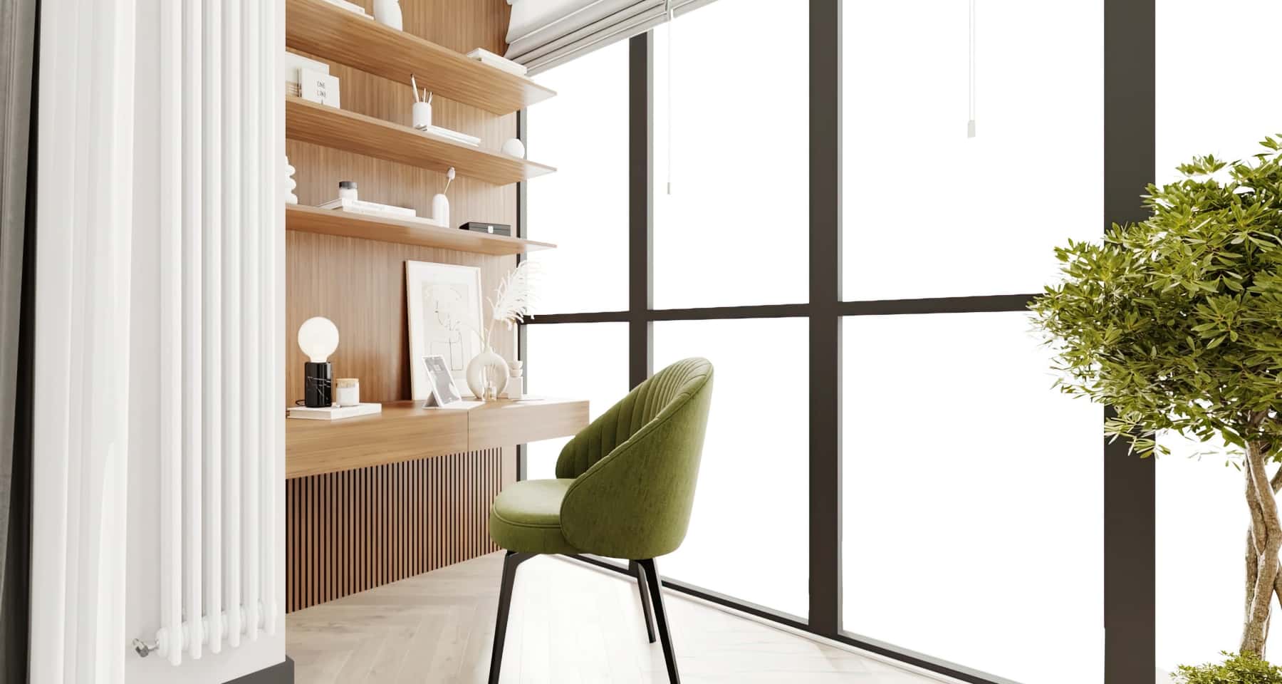 Optyka i balkony Wnętrze trzypokojowego mieszkania z optycznym powiększeniem, idealne do aranżacji balkonów