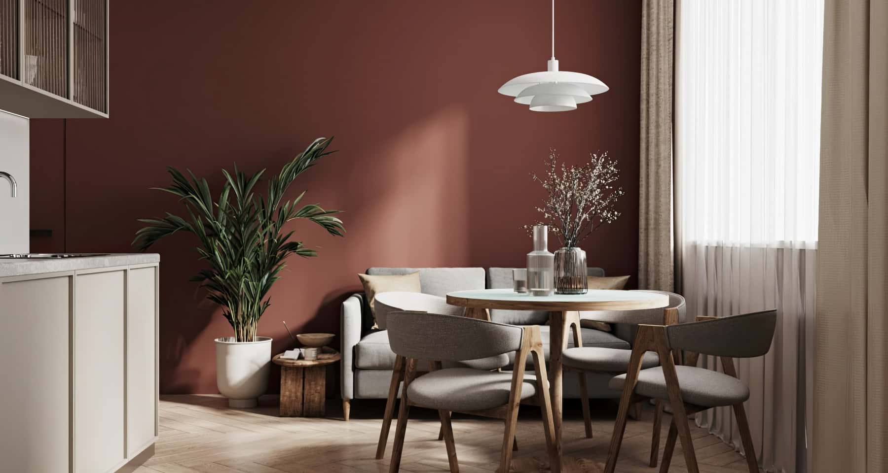 Nowoczesny dizajn mieszkania trzypokojowego: Komfortowa i funkcjonalna aranżacja pokoju dziecięcego.