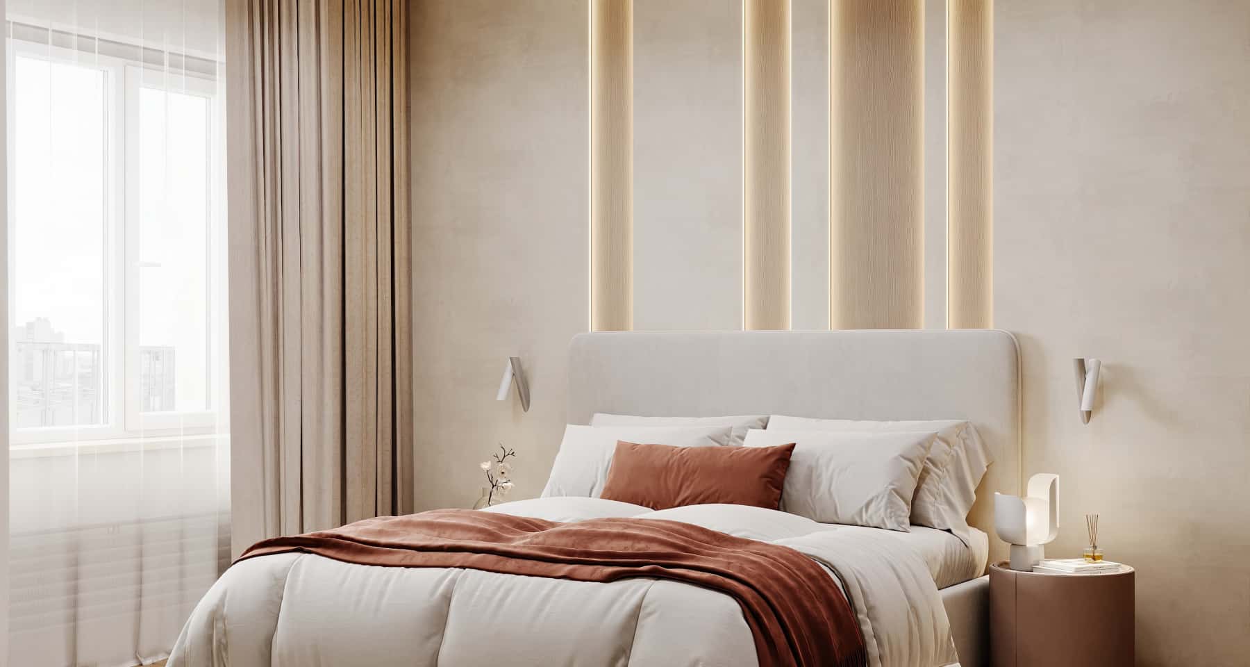 Minimalistyczny apartament - czyste linie Minimalistyczny design trzypokojowego apartamentu z czystymi liniami i funkcjonalnością przestrzeni.