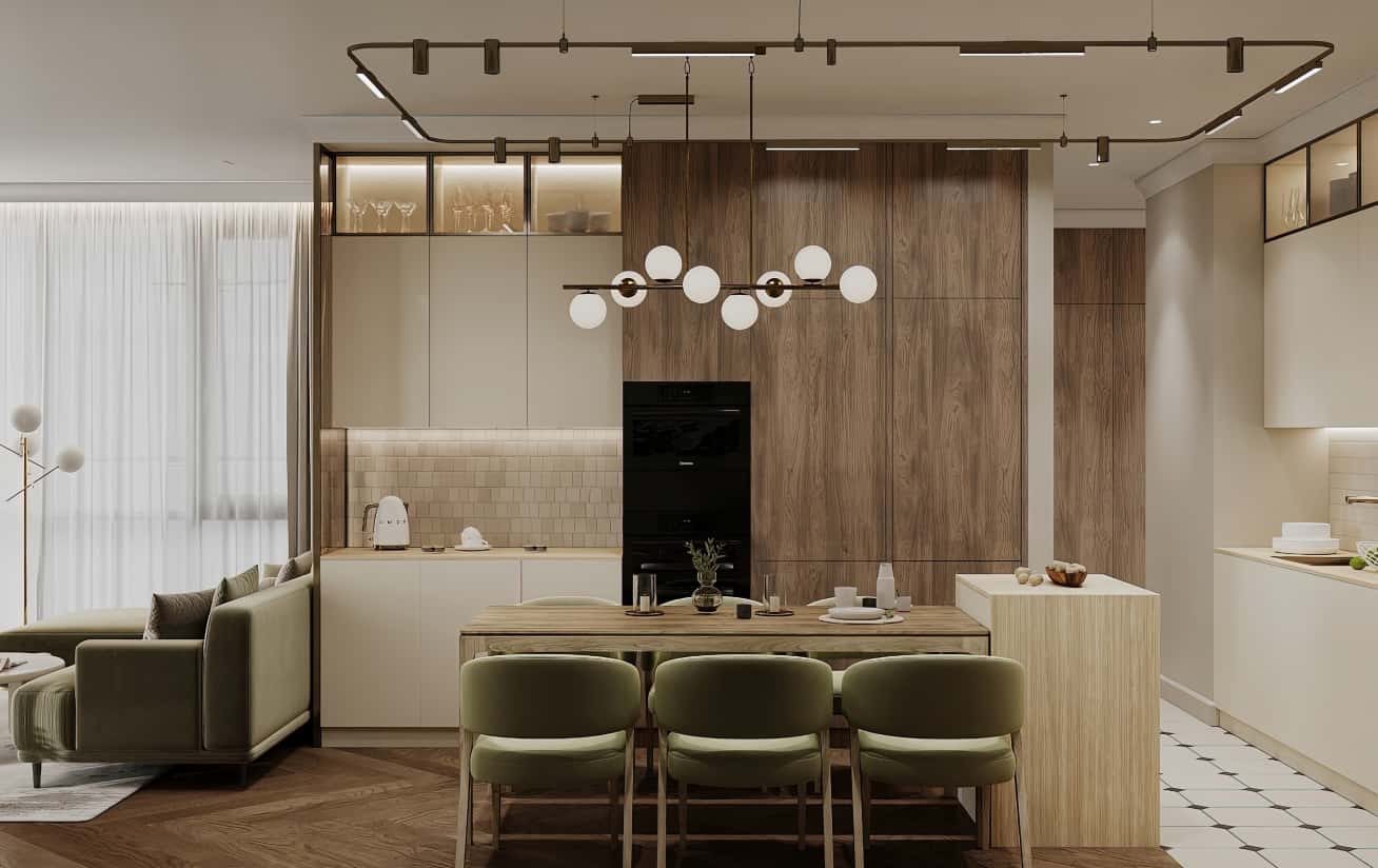 Aranżacja wnętrz małego mieszkania w stylu eklektycznym, inspiracje 2026.