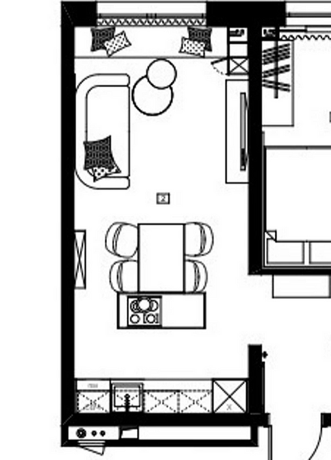 Przytulna kuchnia Pomysły na kuchnię z salonem: udane rozmieszczenie mebli dla przytulnej atmosfery.