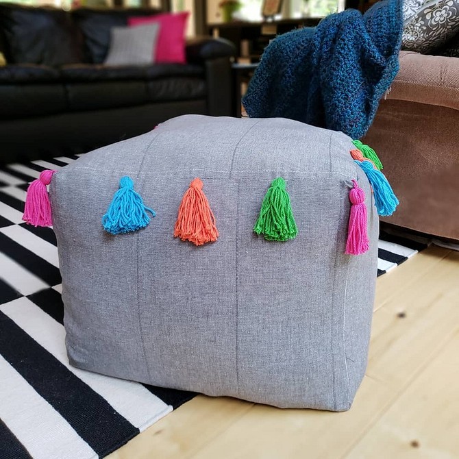 Etapy tworzenia pufa DIY: Instrukcja jak zrobić puf krok po kroku.