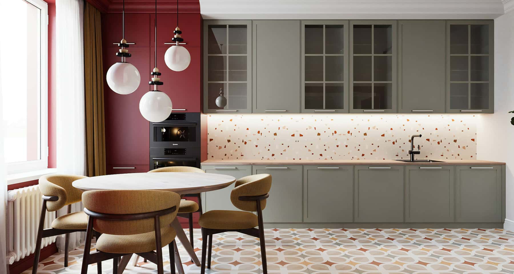 Neutralne kolory w sypialni: beże i kremy w eleganckim designie wnętrza.