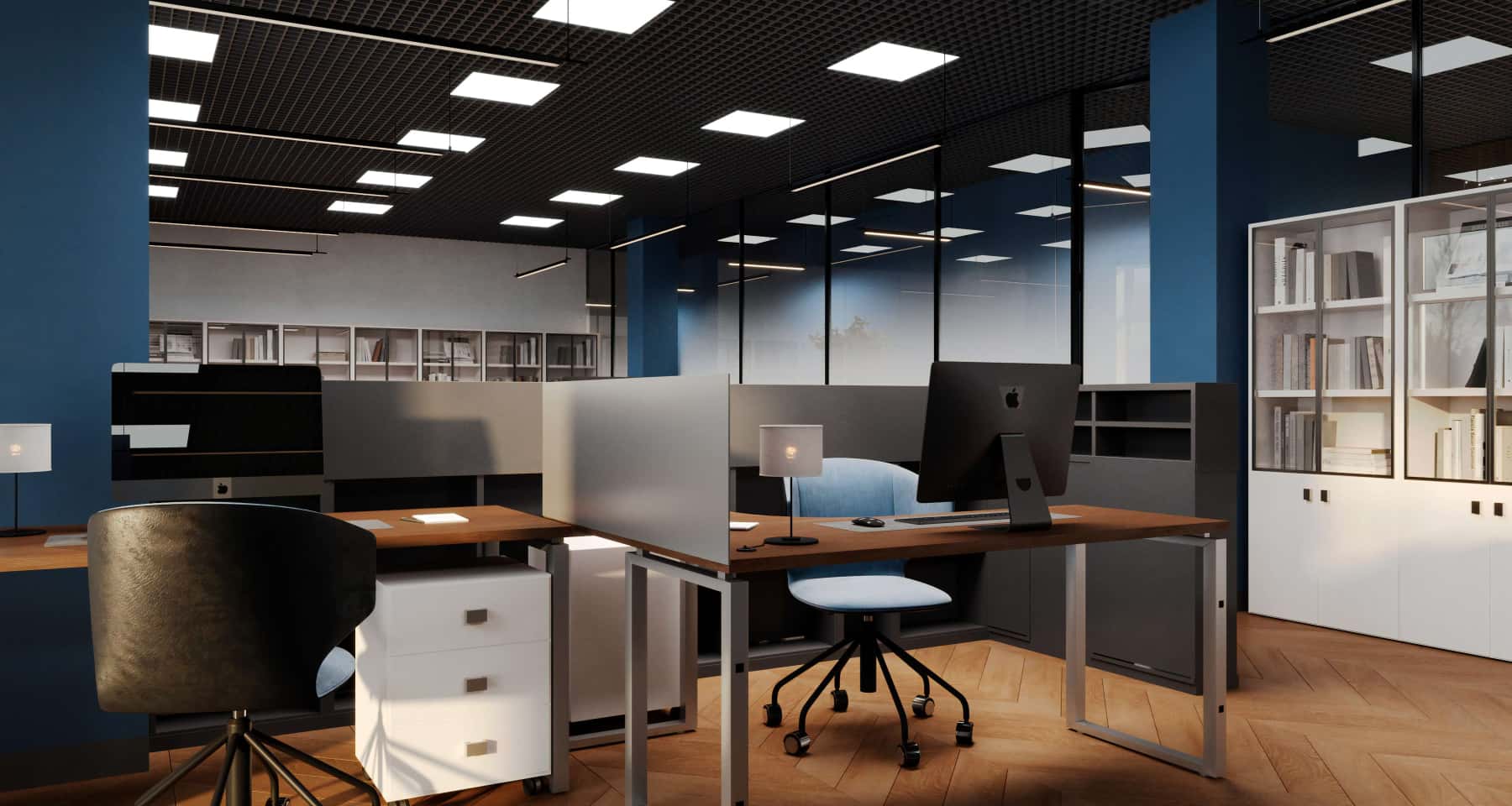 Remont biura 2026: ergonomiczne meble i nowoczesne wyposażenie dla wydajnej pracy.