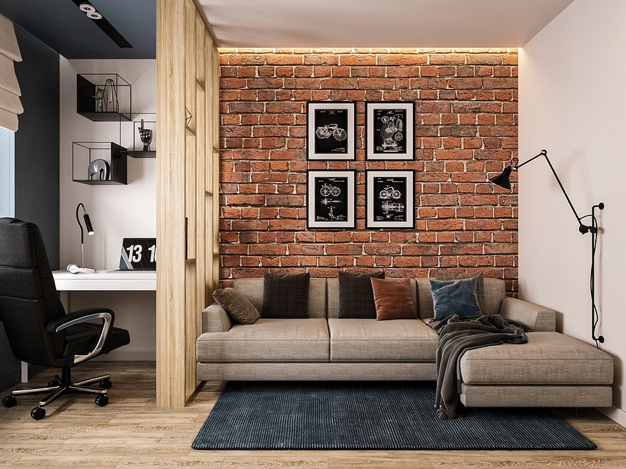 Oryginalna brązowa sofa do pokoju dziecięcego: dodaje stylu i komfortu wnętrzu