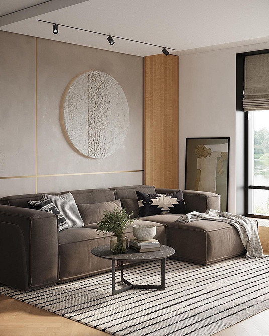 Brązowa sofa z funkcją spania w pokoju dziecięcym: funkcjonalne rozwiązanie do spania