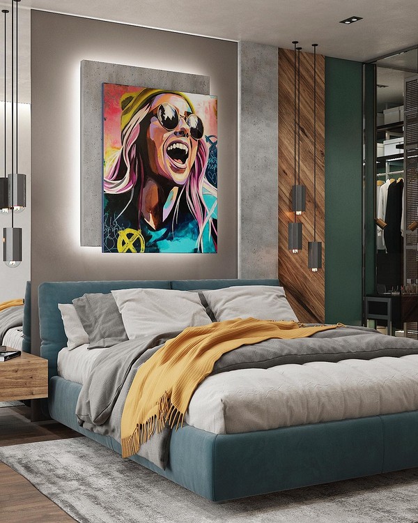 Luksusowe łóżko z miękkim zagłówkiem obitym skórą: trwałość i elegancja